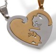 thumbnail image 2 of DESIGNICE Best Friend Gifts for Women,Cute BFF Necklace for 4,Heartfelt Best Friend Necklace,Thoughtful Friend Gifts for Women,Gold&White Cat, 2 of 2