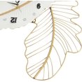 thumbnail image 5 of Modern 30inch Large Wall Clock Metal Feather Wall Clock Decorate with Sweep-Second Silent, Wall Clocks for Living Room, Bedroom, Dining Room, Office,, 5 of 9