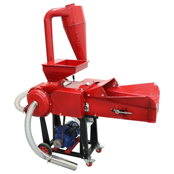 Farm Household Straw And Feed Crusher Belt Self-absorption Corn Sorghum Stalks Pulverizer 220V