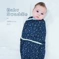 thumbnail image 4 of Mantita insular SU3007 3PCS Baby Swaddle Wrap Manta Manta de dormir infantil de algodón suave con lindo patrón de helado para bebés recién nacidos Niños Niñas Insular Mantita, 4 of 7