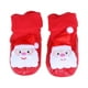 thumbnail image 1 of EeaseMX 1 par de calcetines navideños para bebé, con dibujos animados, antideslizantes, para otoño e invierno, para mantener el calor (Papá Noel, 12 cm), 1 of 7