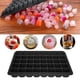 thumbnail image 5 of Bandeja De Hielo, Moldes Para Bandejas De Cubitos De Hielo, Silicona Resistente Al Calor Durable 40 Cavidades Con Cubiertas Para Barra De Cocina 22 X 14 X 3 Cm Hogar Fyydes Descripción de la referencia, 5 of 5