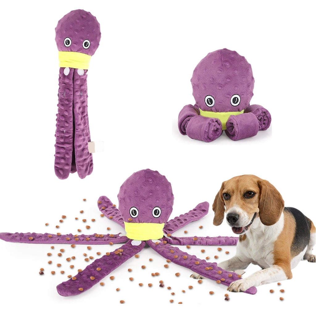 Miiottaa Pet Plush Octopuses Toy Molar Chew Toy Puppies Teething for Teething Cleaning Dog Octopuses Chew Toy Teething