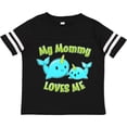 thumbnail image 3 of Inktastic My Mommy loves me- cute narwhal Boys or Girls Toddler T-Shirt, 3 of 5