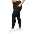 thumbnail image 2 of Women's High Waist Pocket Activewear Leggings, Black, Full Length, 3XL, 2 of 5