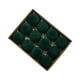 thumbnail image 2 of 12 adornos de bolas de Navidad Gloria Verde oscuro 32 cm x 24 cm Flocado, 2 of 9