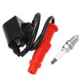 thumbnail image 1 of ATV Ignition Coil 3089239 Igniter Coil with Spark Plug Replacement for Polaris Ranger 400 500, 1 of 4