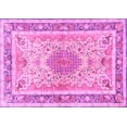 thumbnail image 1 of Ahgly Company Indoor Rectangle Medallion Pink Traditional Area Rugs, 5' x 8', 1 of 4