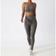 thumbnail image 3 of Leggings de cintura alta con bolsillos for mujer, pantalones de Yoga elásticos suaves, Leggings de entrenamiento informales a prueba de sentadillas, 3 of 6