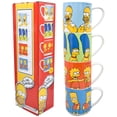thumbnail image 1 of Juego de 4 Tarros de Porcelana Apilables 330 ml multicolor Los Simpson Ambient 21 Edición Limitada, 1 of 4