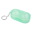 thumbnail image 1 of koolsoo 2x Mini Portable Pong Table Tennis Ball Case 2 Balls Holder with Key Chain, 1 of 8
