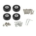 thumbnail image 2 of 4x Roues de Valise de Remplacement Vis Flexibles pour Bagages 45X18mm, 2 of 8