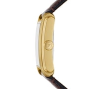 Fossil Mens Carraway Three-Hand, Gold-Tone Stainless Steel Watch