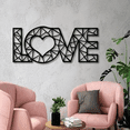 thumbnail image 3 of Cuadro Decorativo de Metal con Diseño love Mediano, 3 of 4