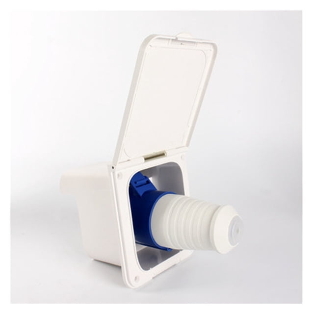 RV Camper 32A White External Flush Hook Up Waterproof Socket For Caravan Motorhome ,RV Tool