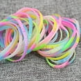 thumbnail image 2 of U8MO 20 Silicone Rubber Elastic 5mm Wristband Bracelet Cuff Bangle Sports Wrist Bands-Glow In The Dark, 2 of 9