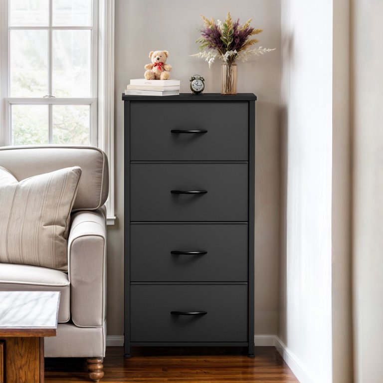 plastic black dresser Amazon.com: HUANLEGO Black Dresser for Bedroom with 6 Drawers, Modern Chest of Drawers, Wood Dressers Bedroom Furniture Wide Storage Organizer, 6 Drawer Dresser for Closet, Living Room, Hallway : Home & Kitchen