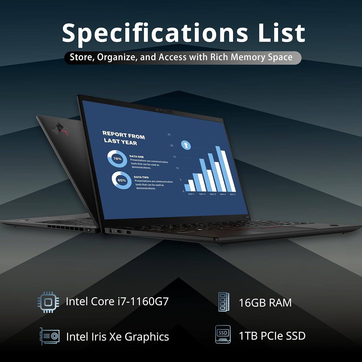 Lenovo Thinkpad X1 Nano Business Laptop, 13.3