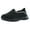 Black/Black, variant on SoftWalk Womens Simba Mesh Cushioned Slip-On Sneakers  Black 9 Medium (B,M)