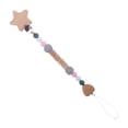 thumbnail image 4 of Clip para chupete de bebé, juguete de cadena de agarre para bebés, decorativo Flexible, hecho a mano, cadena de chupete con cuentas para Baby Shower, Estilo A, 4 of 8