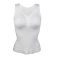 thumbnail image 1 of Women Shapewear Padded Tummy Control Tank Top Slimming Camisole Removable Body Shaping Compression Vest Corset, 1 of 5