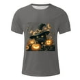 thumbnail image 4 of Tees for Men Halloween Costumes Fashion Ghost Trendy Plus Size Holiday T Shirts Short Sleeve Crewneck Tops Going Out Outfits Funny Pullover Tshirts, S-5XL, 4 of 5
