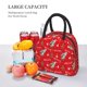 thumbnail image 5 of Balery Christmas Deer 1 Bolsa de Almuerzo para Mujeres, Caja de Almuerzo, Bolsa de Almuerzo Pequeña Impermeable, Tote de Almuerzo Reutilizable con Gran Capacidad, 5 of 6