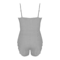 thumbnail image 7 of OGLCCG Women's 2 Piece Pajama Set Ribbed Knit Cami Crop Top and Side Split Shorts Set Summer Soft Pjs Sleepwear Loungewear,L, 7 of 7