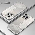 thumbnail image 7 of Luxury Clear Electroplated Edge Phone Case For iPhone 15 14 Plus 13 12 Mini 11 Pro Max Shockproof Silicone Soft TPU Back Cover, 7 of 7