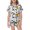 White, variant on Outfit Sets for Girls Halloween Elements Graphic Print Short Sleeve Shirt Shorts 2 Piece Outfits Size 2-3Y