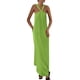 thumbnail image 1 of Vestido de verano PRETTYGARDEN para mujer 2025 con tiras holgadas, verde, 1 of 9