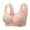 Pink, variant on Jkety Push Up Bras for Women Women's Underwire Shaping Bra, Comfort Front-close Bra Light Yellow,XL