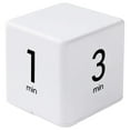 thumbnail image 2 of 1pcs white cube timer kitchen cooking soup cooking timer time management reminder and countdown setting (prepare 2 AAA batteries by yourself), 2 of 13