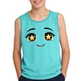 thumbnail image 1 of Camisola de Niños Pequeños para Niños de 3 a 15 Años con Impresión de Gradiente Lindo, Tela Suave sin Mangas para Uso Informal Y Ocasiones Especiales, 1 of 8