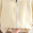 thumbnail image 7 of Gubotare Jacket for Baby Toddler Girls Fleece Hoodie Soft Fleece Sherpa Full-zip Jacket Size 6 12 Months,(Yellow 6-12 Months), 7 of 7