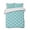 Teal Green, variant on Quilts King Size, Quatrefoil Moroccan Pattern Soft Comforter Bedding Set for Bed, Geometric Aqua Morocco Lightweight Quilted Bedspread with Pillow Cover(2 Pieces) for All Season, 96x106 Inch