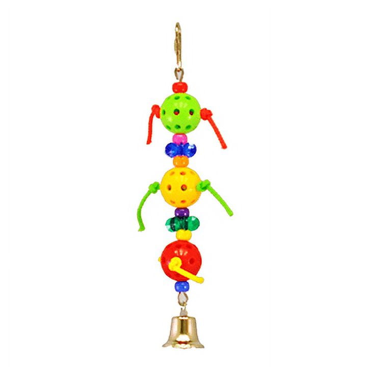 A&E Cage Co. Happy Beaks Lovebird & Parakeet Toy Tres Huevos