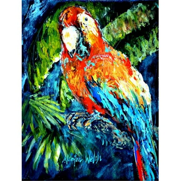 Carolines Treasures MW1204GF Yo Yo Mama Parrot Flag Garden Size