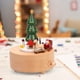 thumbnail image 4 of Caja de música de Navidad portátil, caja Musical giratoria de madera, carrusel, manualidades de juguete para vacaciones, boda, decoración del hogar, regalo para niñas Árbol perfecl Carrusel Artesanía, 4 of 7