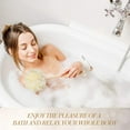 thumbnail image 4 of Esponja de baño Toem Loofah para la espalda y la ducha | Infusión de fibra de carbón de bambú | Esponja de baño |, 4 of 5