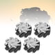 thumbnail image 5 of Rueda De Robot Omnidireccional, 4 Piezas De Dirección Flexible Más Rápida Rueda De Robot De Aluminio De 60 Mm Rodamientos Mecanizados Con Precisión Para Modificación, 5 of 7