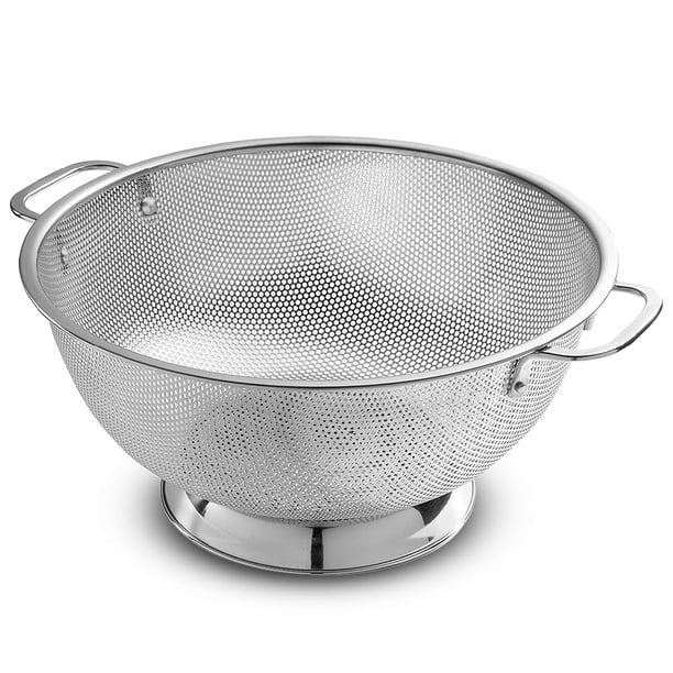 Colador Bellemain, 5 litros, metal, acero inoxidable 18/8, con asa