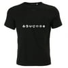 DraggmePartty Genshin Impact Men's Value Comfort Shirt Best Men's Classic Short Sleeve T-Shirt Black & White