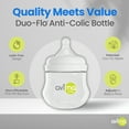 thumbnail image 5 of Avima Anti-Colic Baby Bottle, BPA-Free, Wide Neck, Slow Flow, 4 oz, Stage 1, 6 Pack, 5 of 6