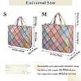 thumbnail image 2 of FORMRS Womens Corduroy Tote Bag Crossbody Shoulder Handbag with Pocket, Pink Shimmering Pattern, 2 of 7