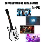 NBCP Gaming Guitar Hero Controller ,Video Game Guitars for PC Windows White