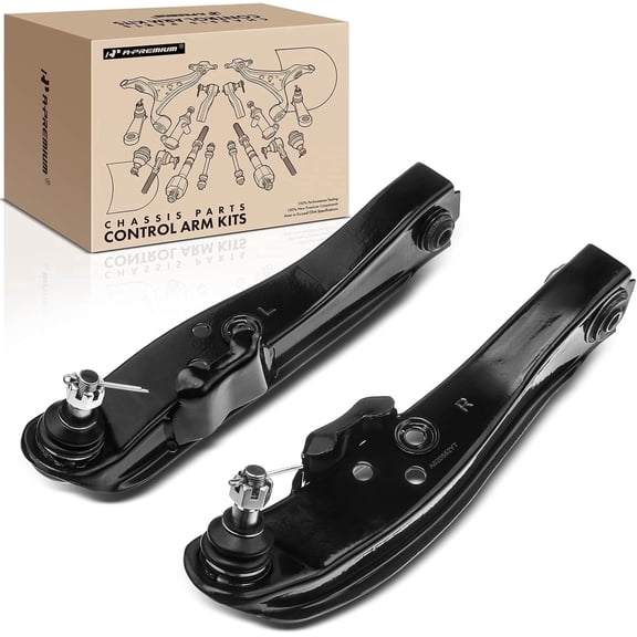 A-Premium Front Lower Control Arms with Ball Joint Compatible with Nissan 240SX 1989 1990 1991 1992 1993 1994 2-PC Set