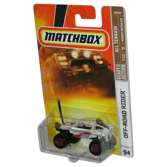 Matchbox All Terrain 7/13 (2007) Gray Off-Road Rider Toy Car #94