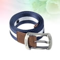 thumbnail image 4 of Cinturón táctico militar de lona y nailon para hombre (azul y blanco), 4 of 7