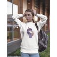 thumbnail image 2 of Cool Sketch Strong Woman Sweatshirt Women -GoatDeals Designs, Female Large, 2 of 4